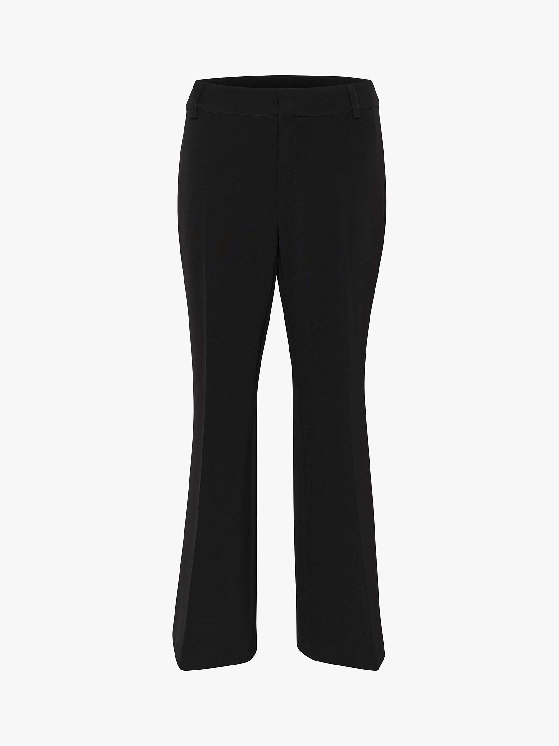 Buy MY ESSENTIAL WARDROBE Yola Bootcut High Waist Trousers, Black Online at johnlewis.com