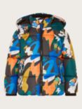 Monsoon Kids' Abstract Print Quilted Jacket, Multi