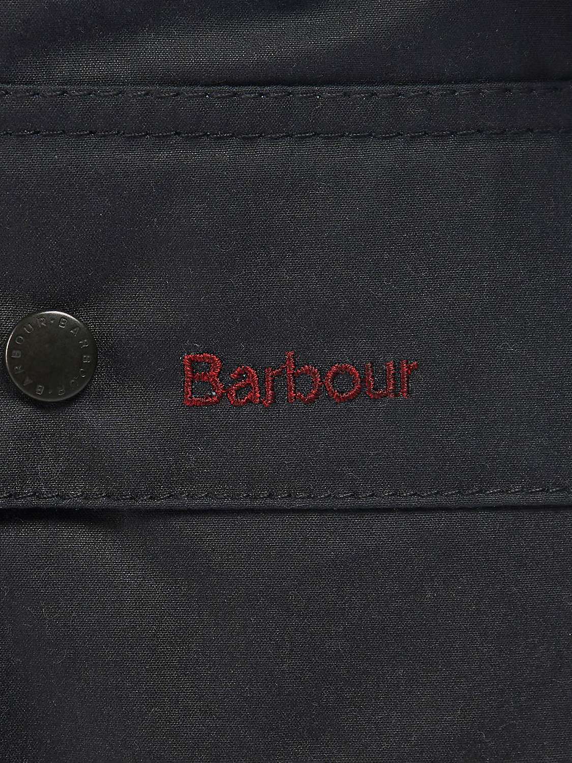 Buy Barbour Kids' Beadle Wax Jacket, Navy Online at johnlewis.com