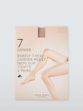 John Lewis 7 Denier Barely There Non Slip Tights, Pack of 2