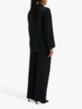 MY ESSENTIAL WARDROBE Disa High Waist Wide Leg Trousers, Black