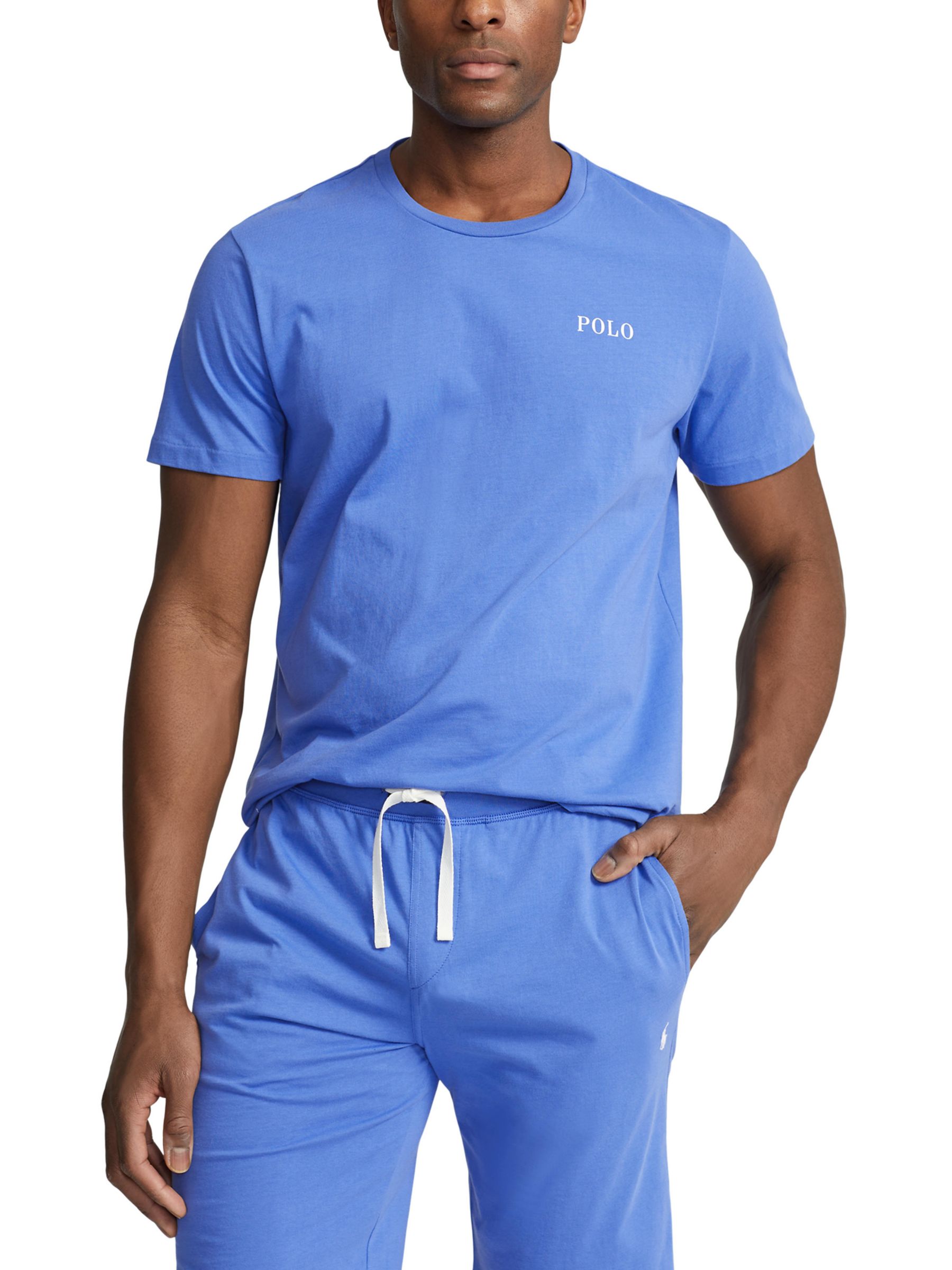 Polo Ralph Lauren Big & Tall Cotton T-Shirt, Derby Blue Heather at John  Lewis & Partners