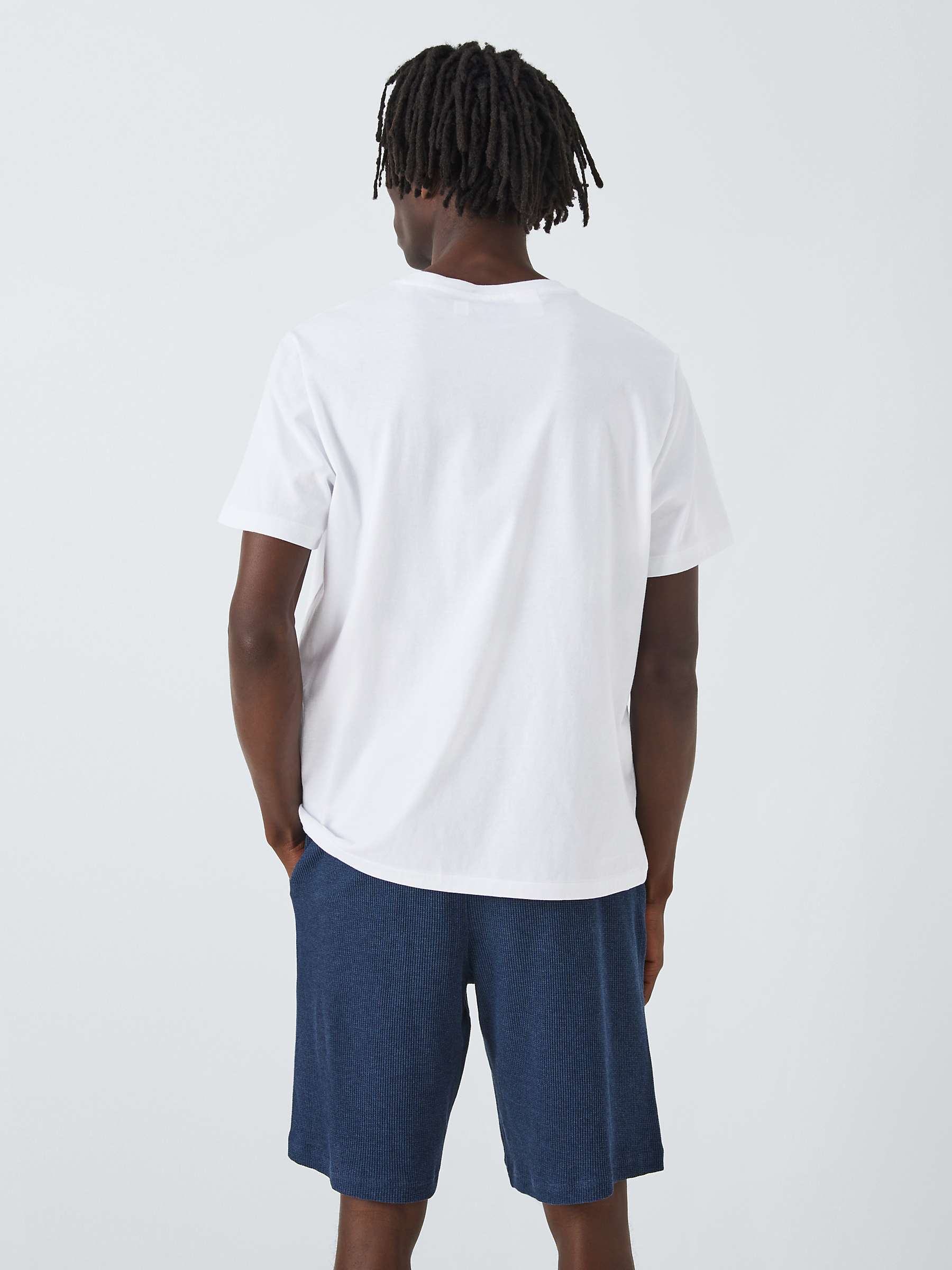 Buy Ralph Lauren Short Sleeve Crew Pyjama Top, White Online at johnlewis.com