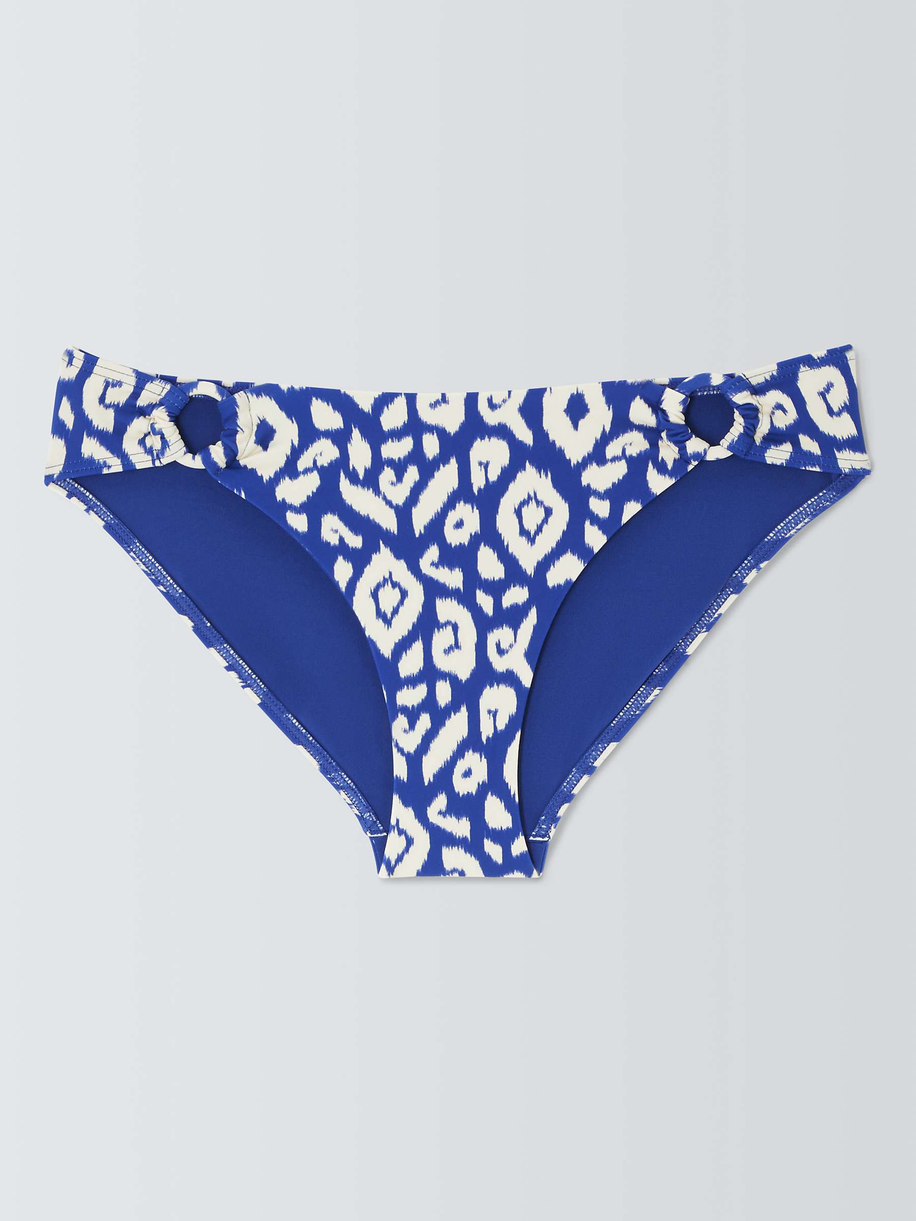 Buy John Lewis Maya Aztec Ring Bikini Bottoms, Blue Online at johnlewis.com