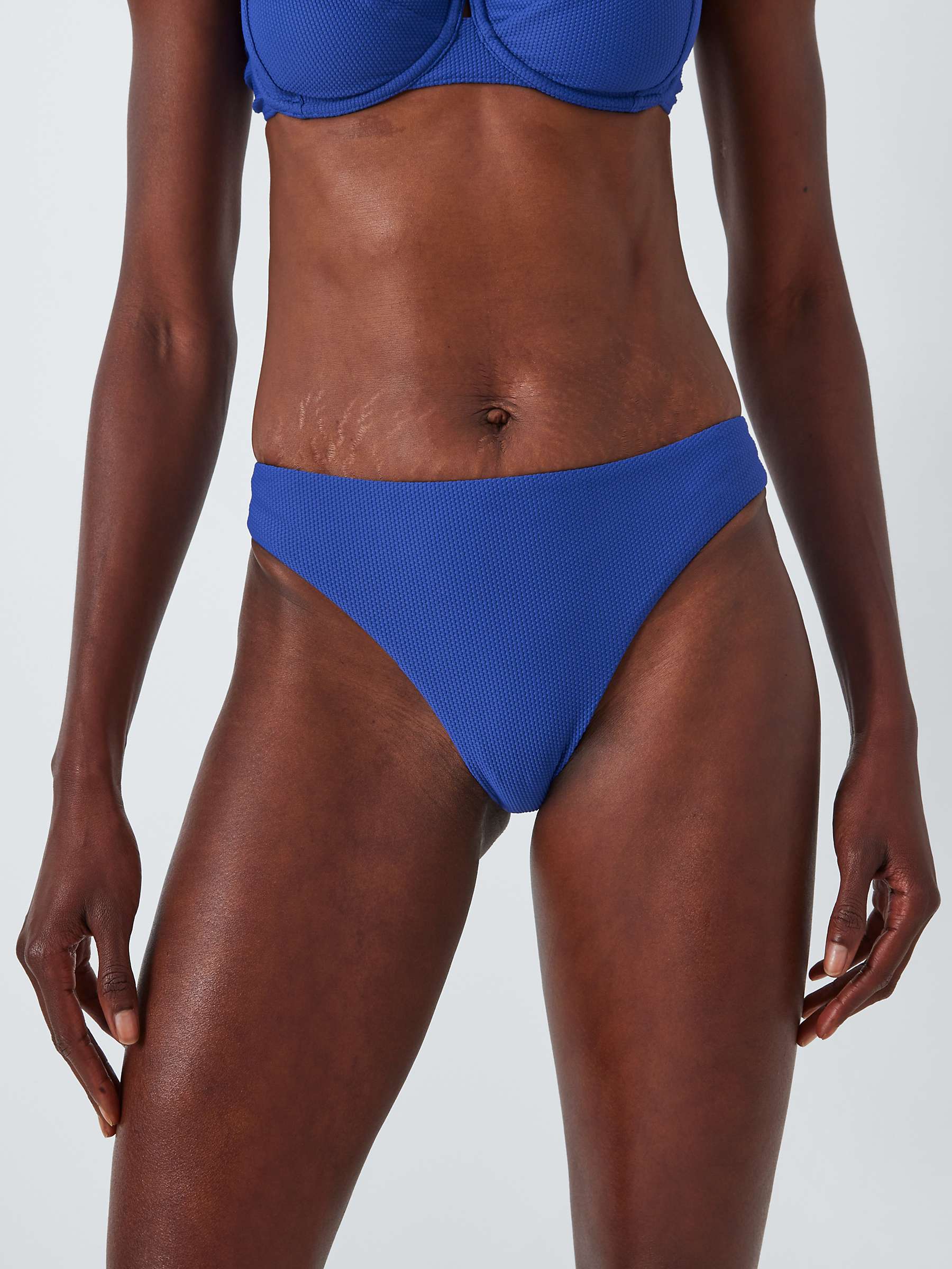 Buy John Lewis Palma Bikini Bottoms, Blue Online at johnlewis.com