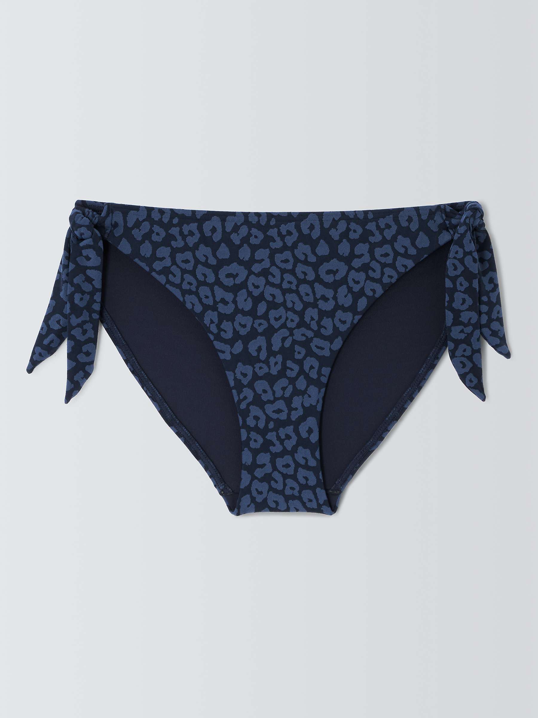 Buy John Lewis Bermuda Side Tie Bikini Bottoms, Navy Online at johnlewis.com