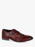 Silver Street London Amen Collection Ennis Leather Brogues, Tan/Multi