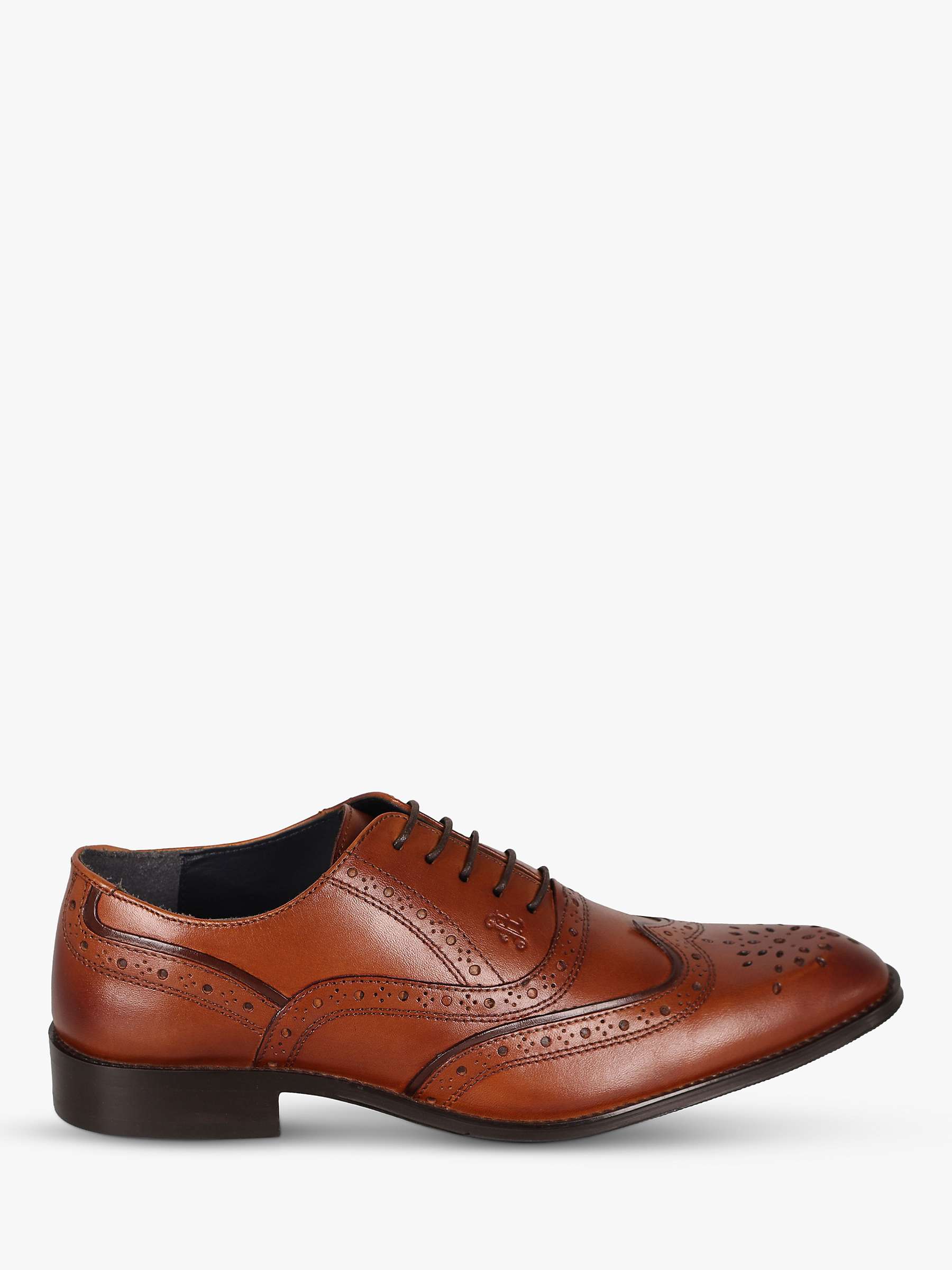 Silver Street London Amen Collection Westport Leather Brogues, Tan at ...