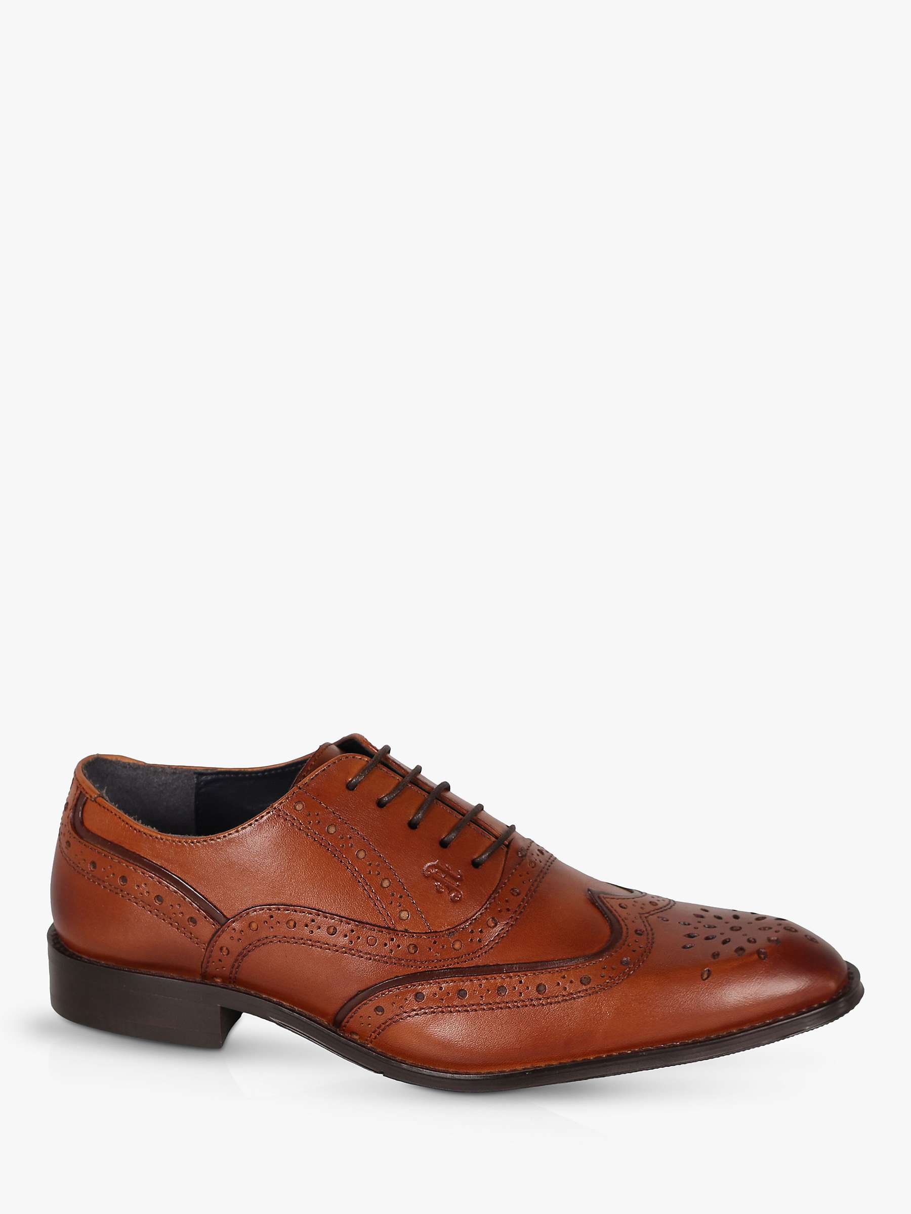 Buy Silver Street London Amen Collection Westport Leather Brogues, Tan Online at johnlewis.com