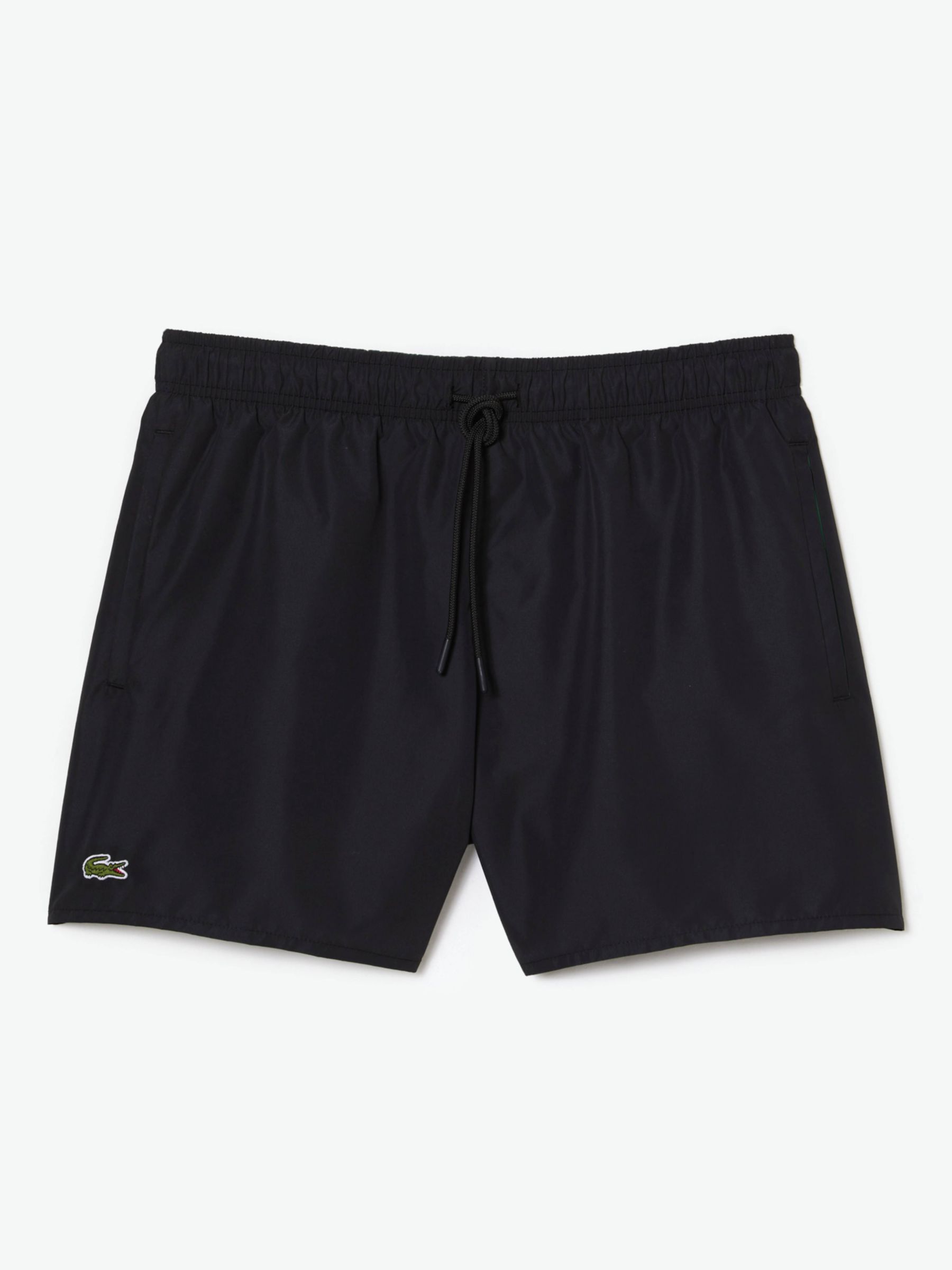 Lacoste Plain Logo Swim Shorts, Black, S