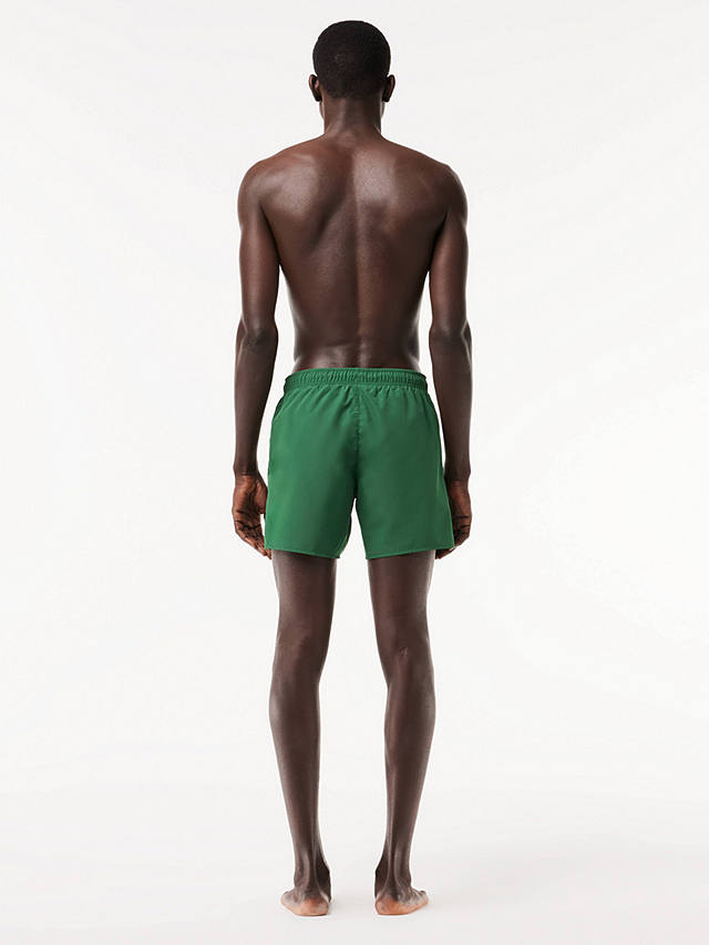 Lacoste Plain Logo Swim Shorts, Green