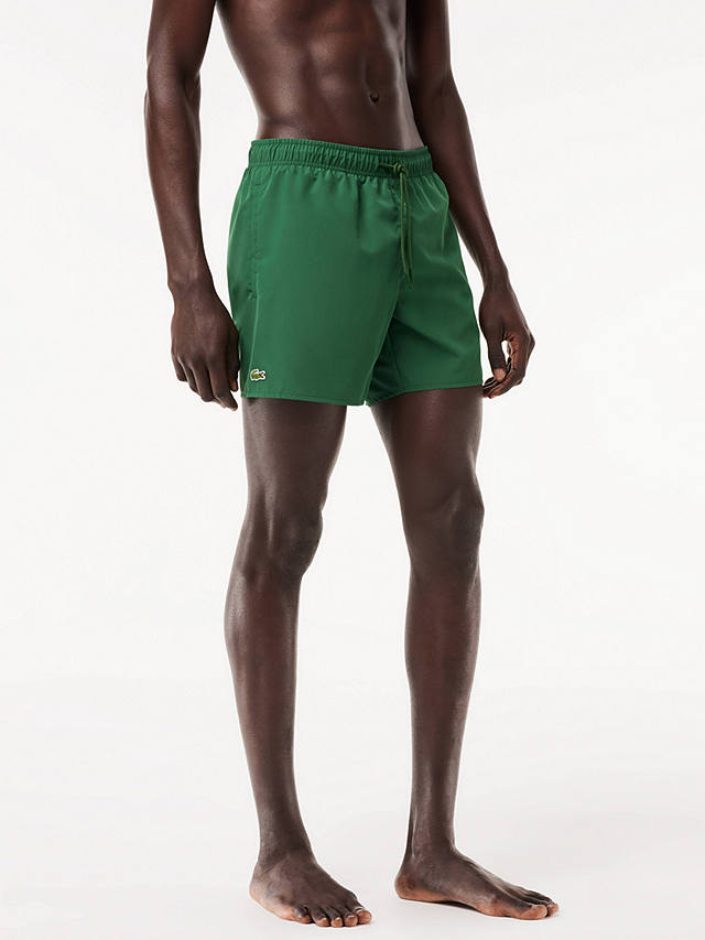 Lacoste Plain Logo Swim Shorts, Green