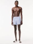 Lacoste Crocodile Print Swim Trunks, Multi