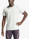adidas Own The Run Short Sleeve T-Shirt, Linen Green