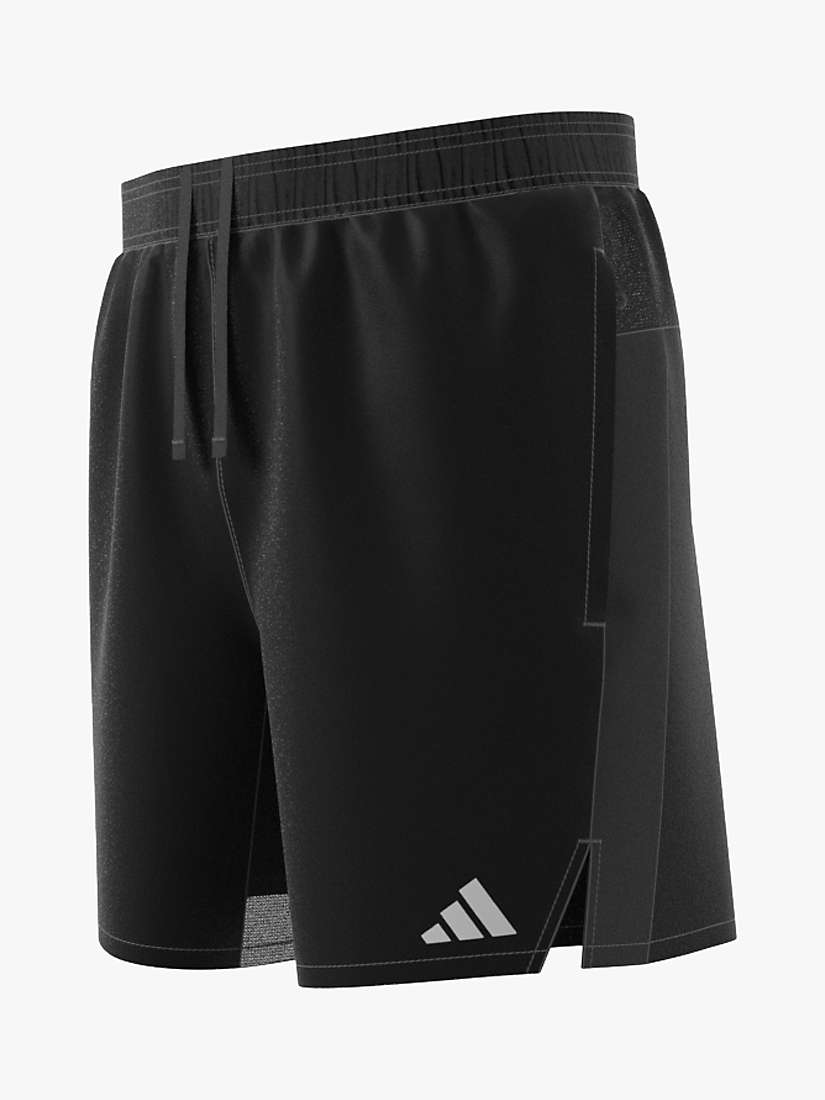 Buy adidas HIIT Workout 3-Stripes Shorts, Black Online at johnlewis.com