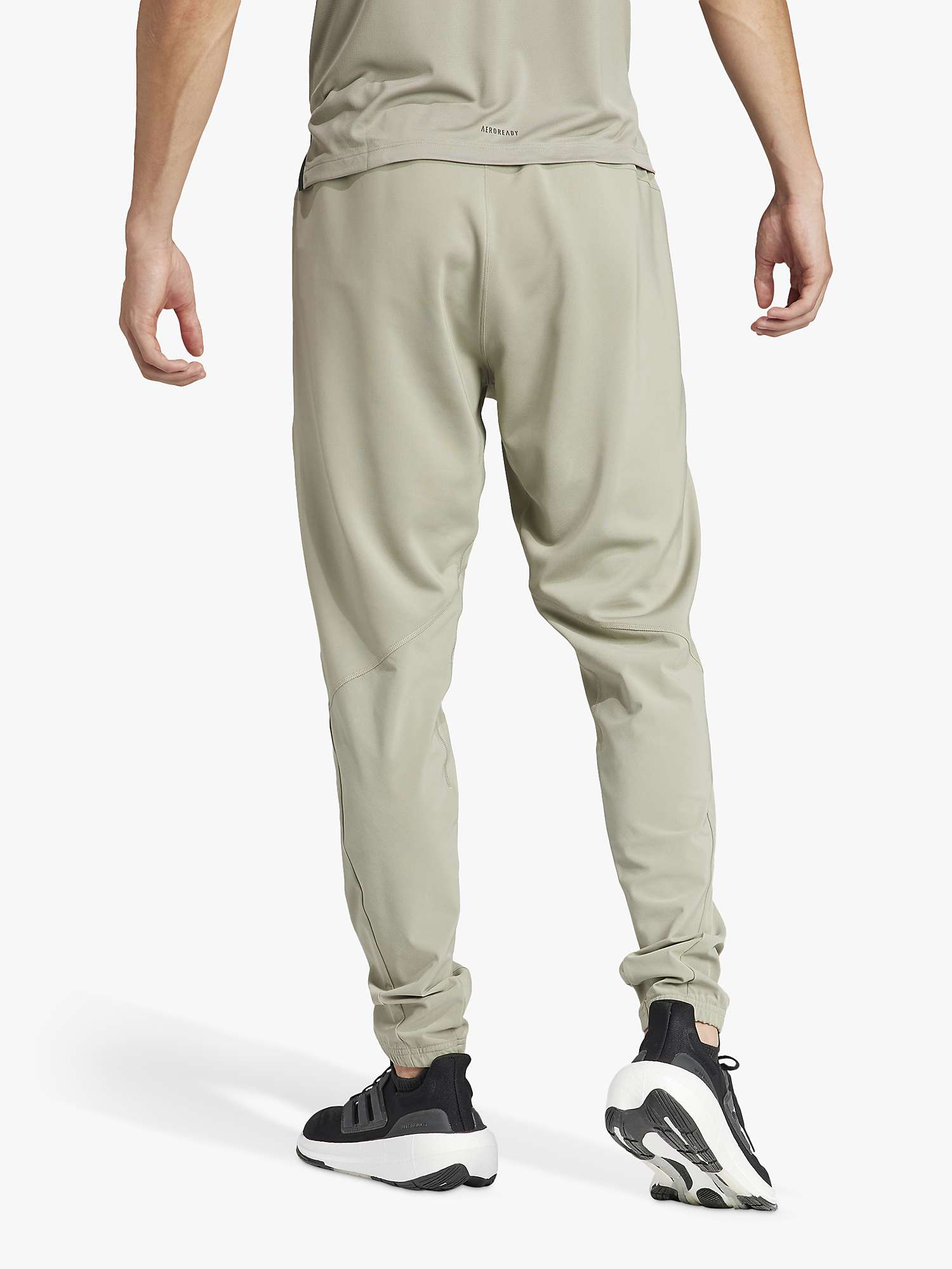 Buy adidas D4T Training Joggers, Silver Pebble Online at johnlewis.com