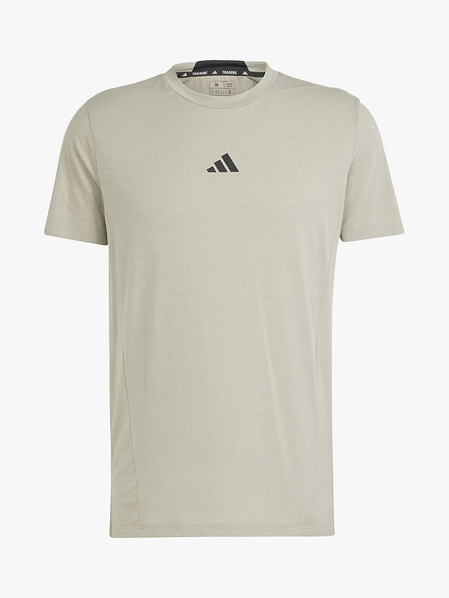 adidas D4T Workout T-Shirt, Silver Pebble
