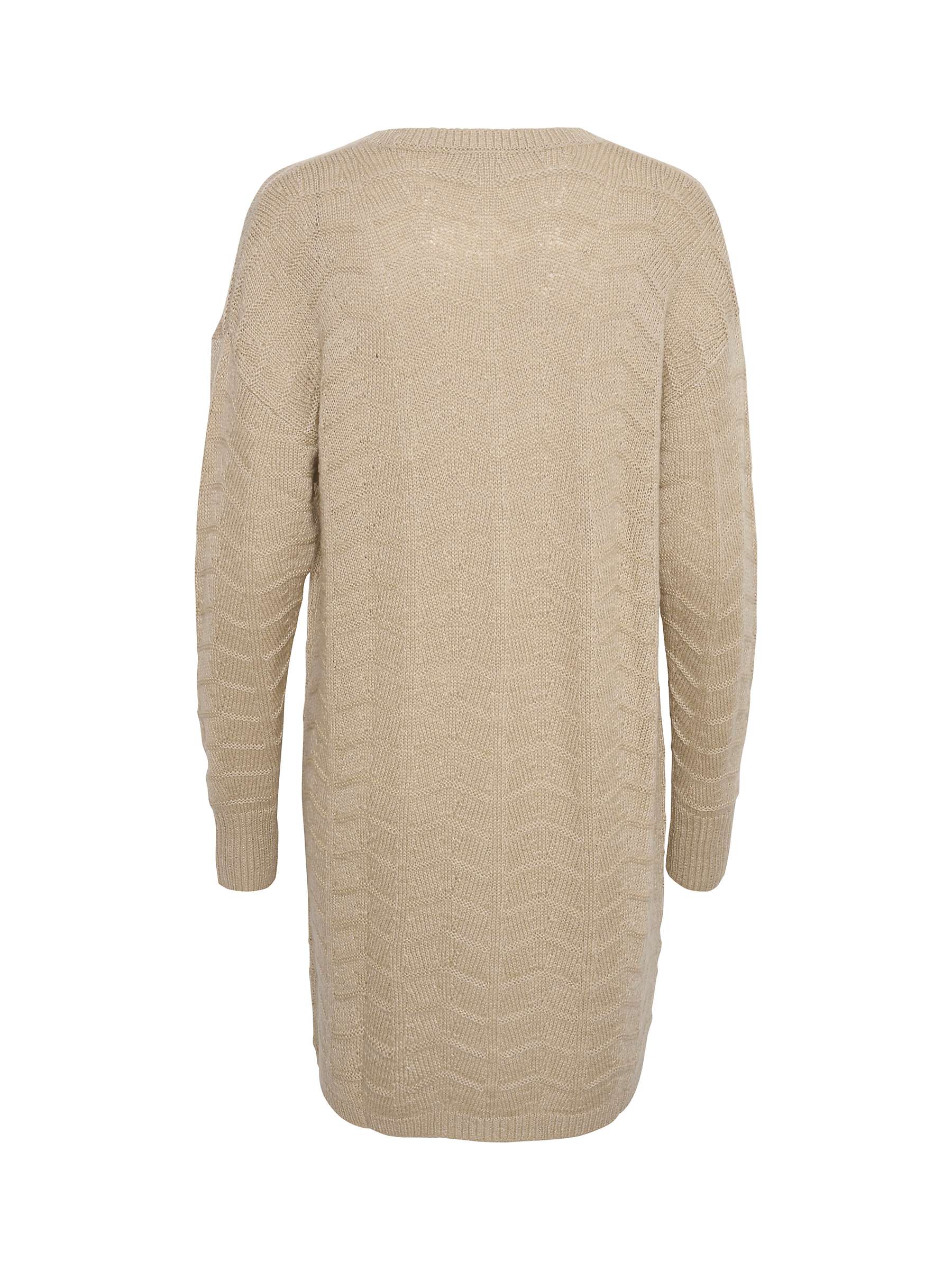 Buy KAFFE Emria Knit Cardigan, Feather Gray Online at johnlewis.com