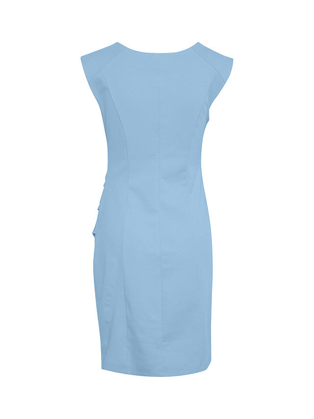 KAFFE India Sleeveless Fitted Cocktail Dress, Faded Denim