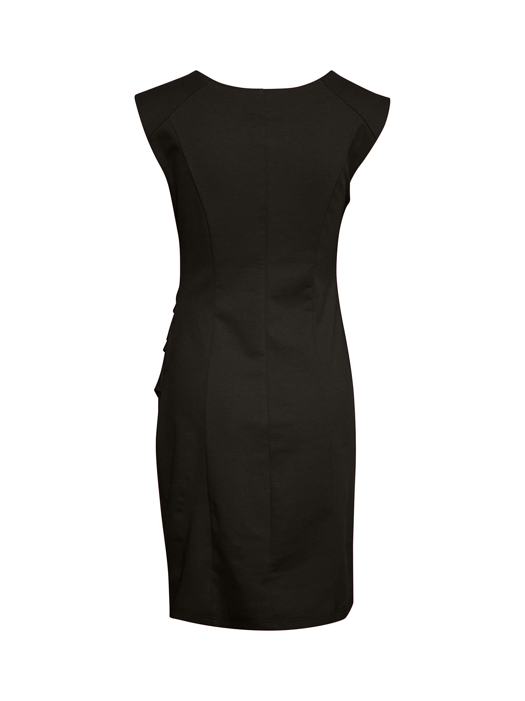 Buy KAFFE India Sleeveless Fitted Cocktail Dress, Black Deep Online at johnlewis.com