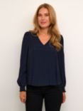 KAFFE Lissa Blouse, Midnight Marine