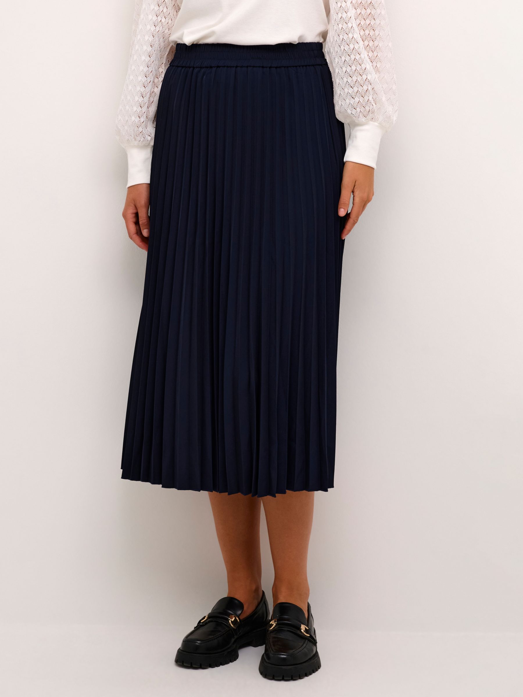 Buy KAFFE Leandra Pleated Skirt Online at johnlewis.com