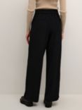 KAFFE Signa Wide Leg Trousers, Black