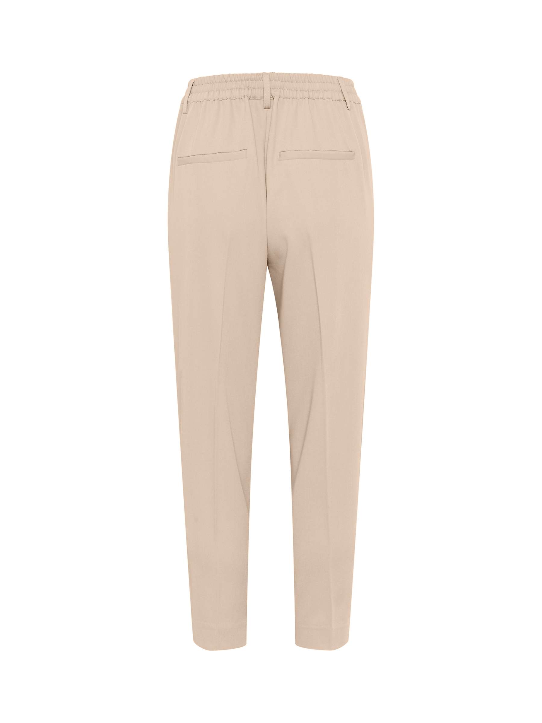Buy KAFFE Sakura Elastic Waist Suit Trousers, Feather Gray Online at johnlewis.com