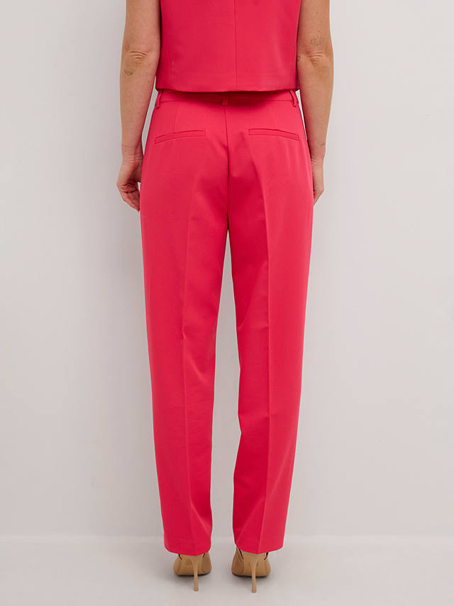 KAFFE Sakura Zip Trousers, Virtual Pink