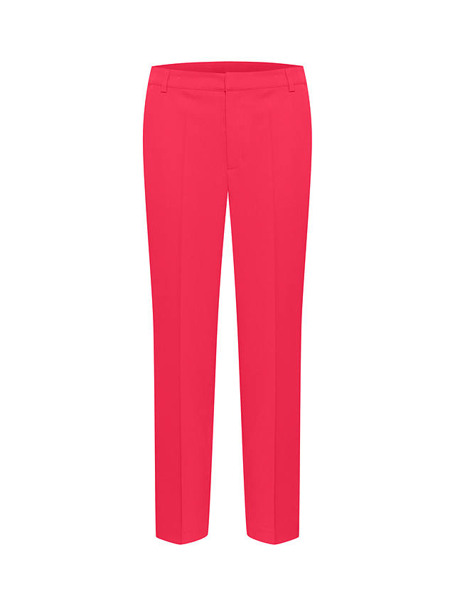KAFFE Sakura Zip Trousers, Virtual Pink