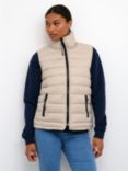 KAFFE Lira Padded Gilet, Feather Gray