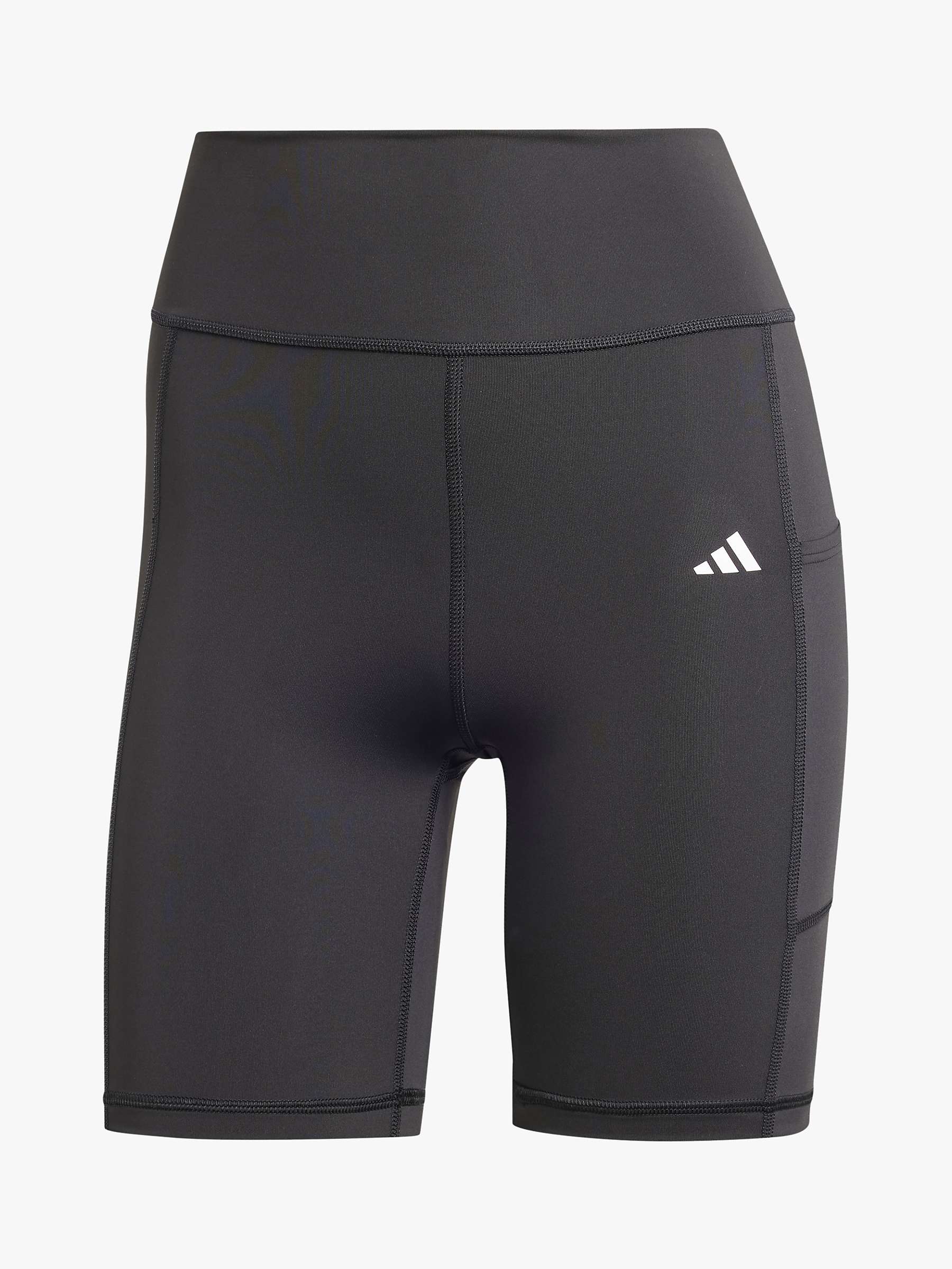 Buy adidas Optime 7" Shorts, Black Online at johnlewis.com