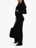 Juicy Couture Classic Robertson Zip Through Hoodie, Black