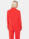 Whistles Petite Crepe Boyfriend Blazer, Red