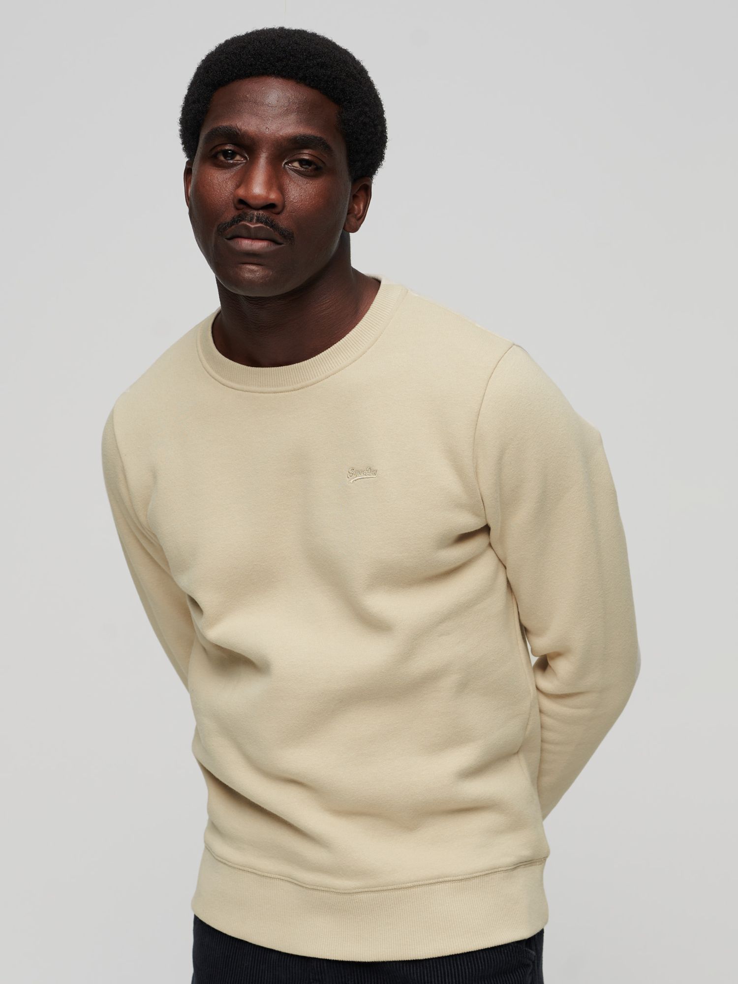 Men's Sweatshirts & Hoodies - Neutrals, Size: M | John Lewis & Partners