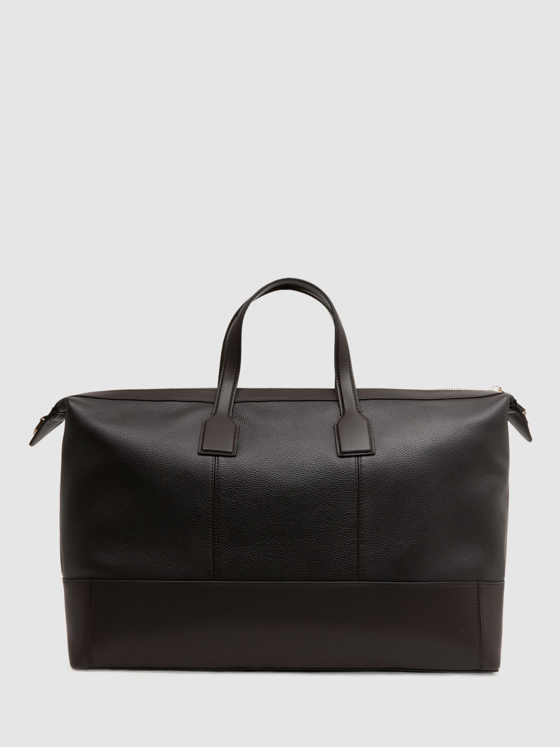 Reiss Carter Leather Hodall Bag, Chocolate, One Size
