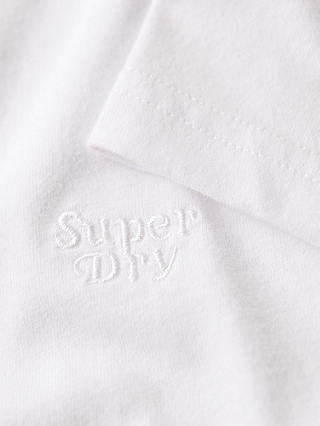 Superdry Essential Logo 90s Organic Cotton T-Shirt, Optic