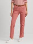 Lauren Ralph Lauren Slim-Fit Stretch Chinos, Pink Mahogany, Pink Mahogany