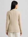 Lauren Ralph Lauren Cotton Double Breasted Blazer, Explorer Sand