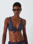 John Lewis Bermuda Knot Bikini Top, Navy