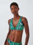 John Lewis Ayanna Ring Bikini Top, Green