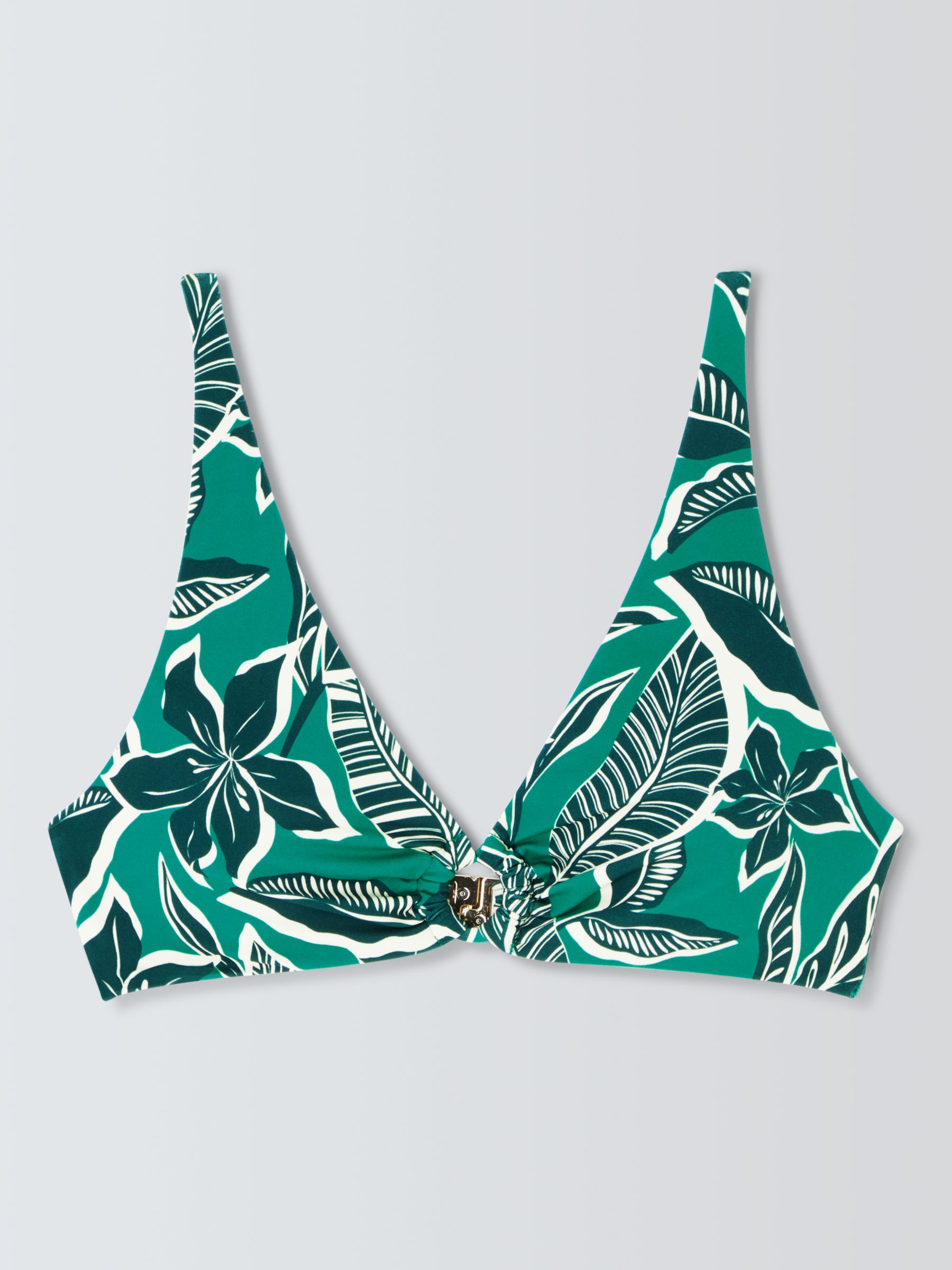 Buy John Lewis Ayanna Ring Bikini Top, Green Online at johnlewis.com