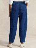 Polo Ralph Lauren Herringbone Curved Leg Jeans, Blue Denim