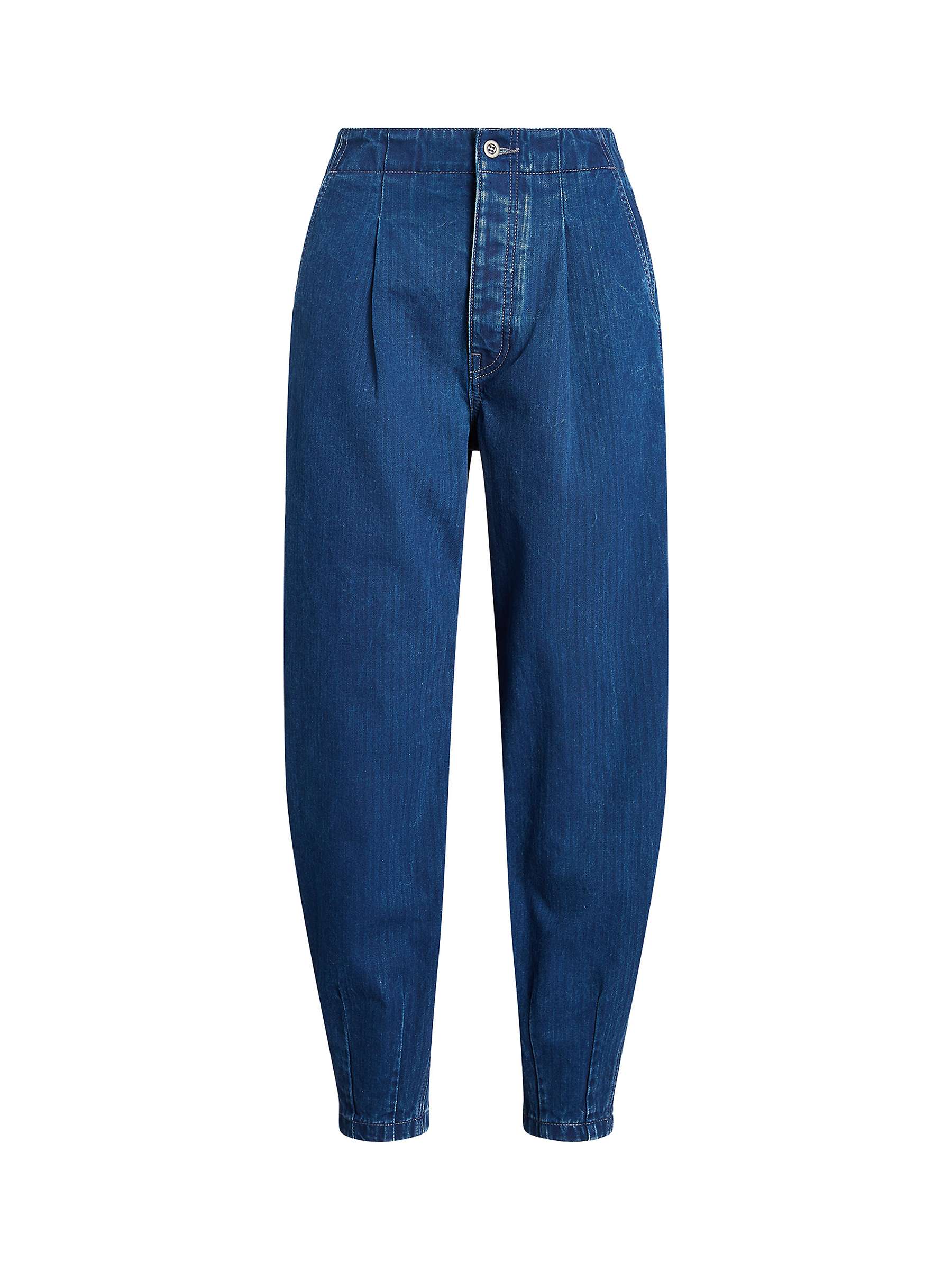 Buy Polo Ralph Lauren Herringbone Curved Leg Jeans, Blue Denim Online at johnlewis.com