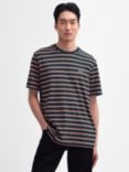 Barbour International Bernie Stripe T-Shirt, Forest River