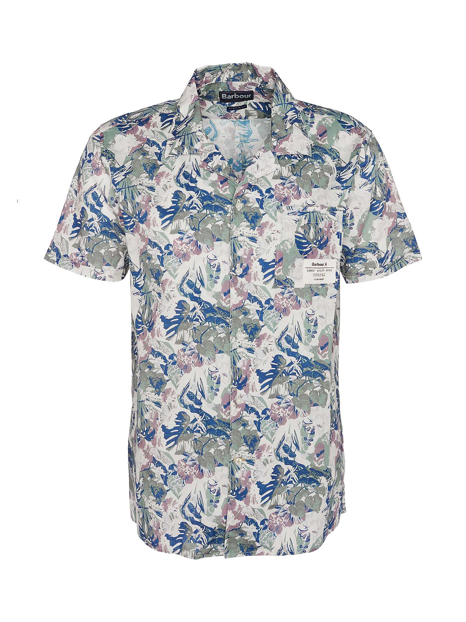 Buy Barbour Hindle Summer Floral Print Shirt, Multi Online at johnlewis.com