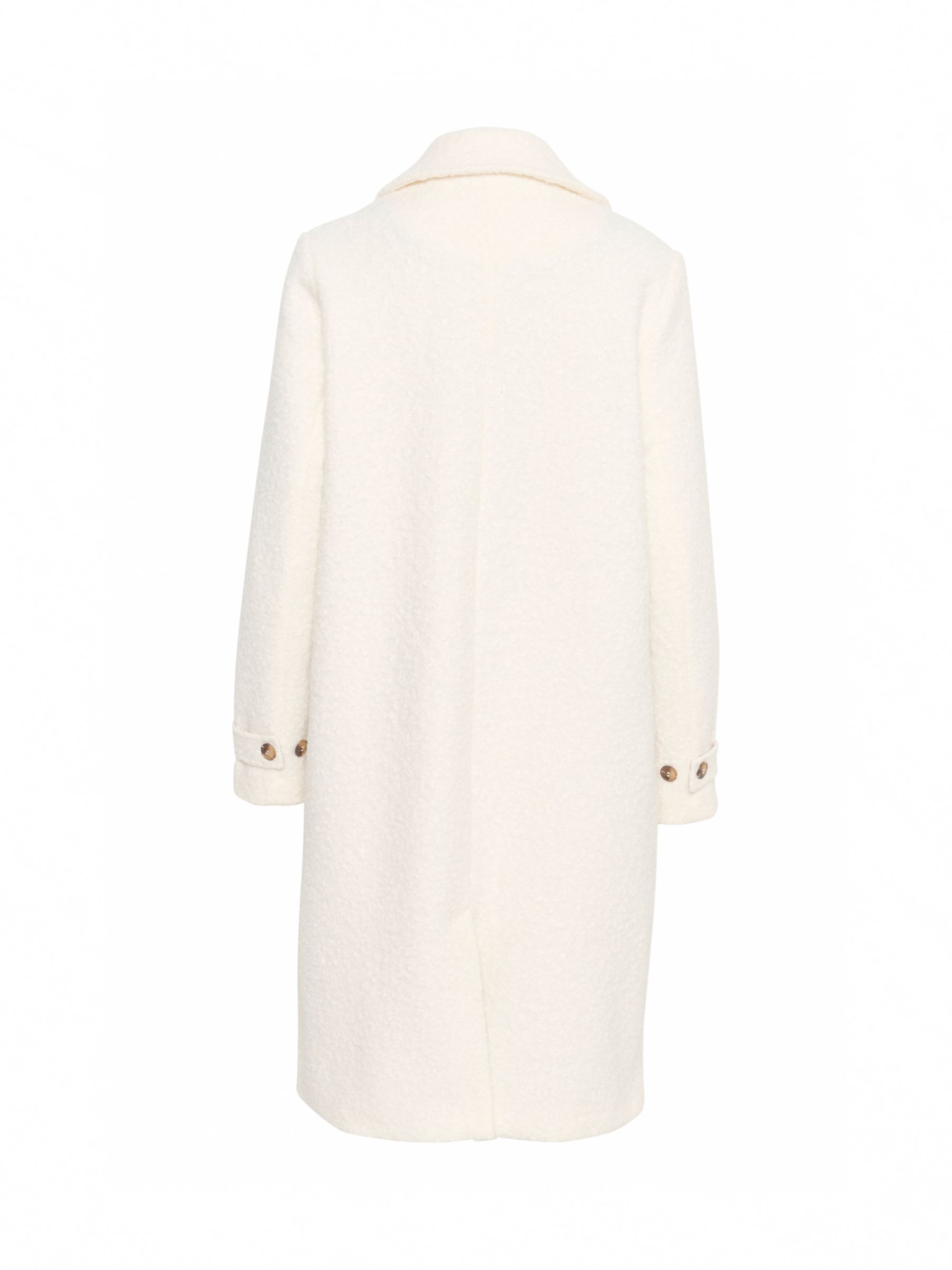 KAFFE Anne Teddy Coat, Chalk