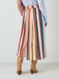 Weekend MaxMara Fagus Striped Midi Skirt, Multi, Multi
