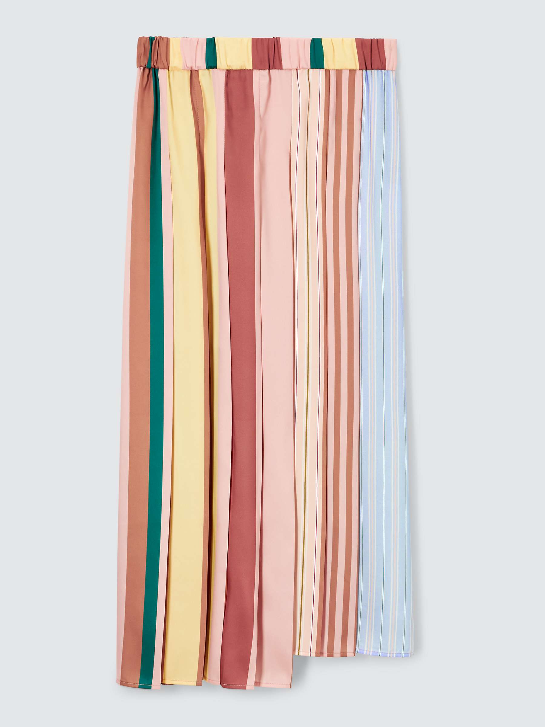 Buy Weekend MaxMara Fagus Striped Midi Skirt, Multi Online at johnlewis.com