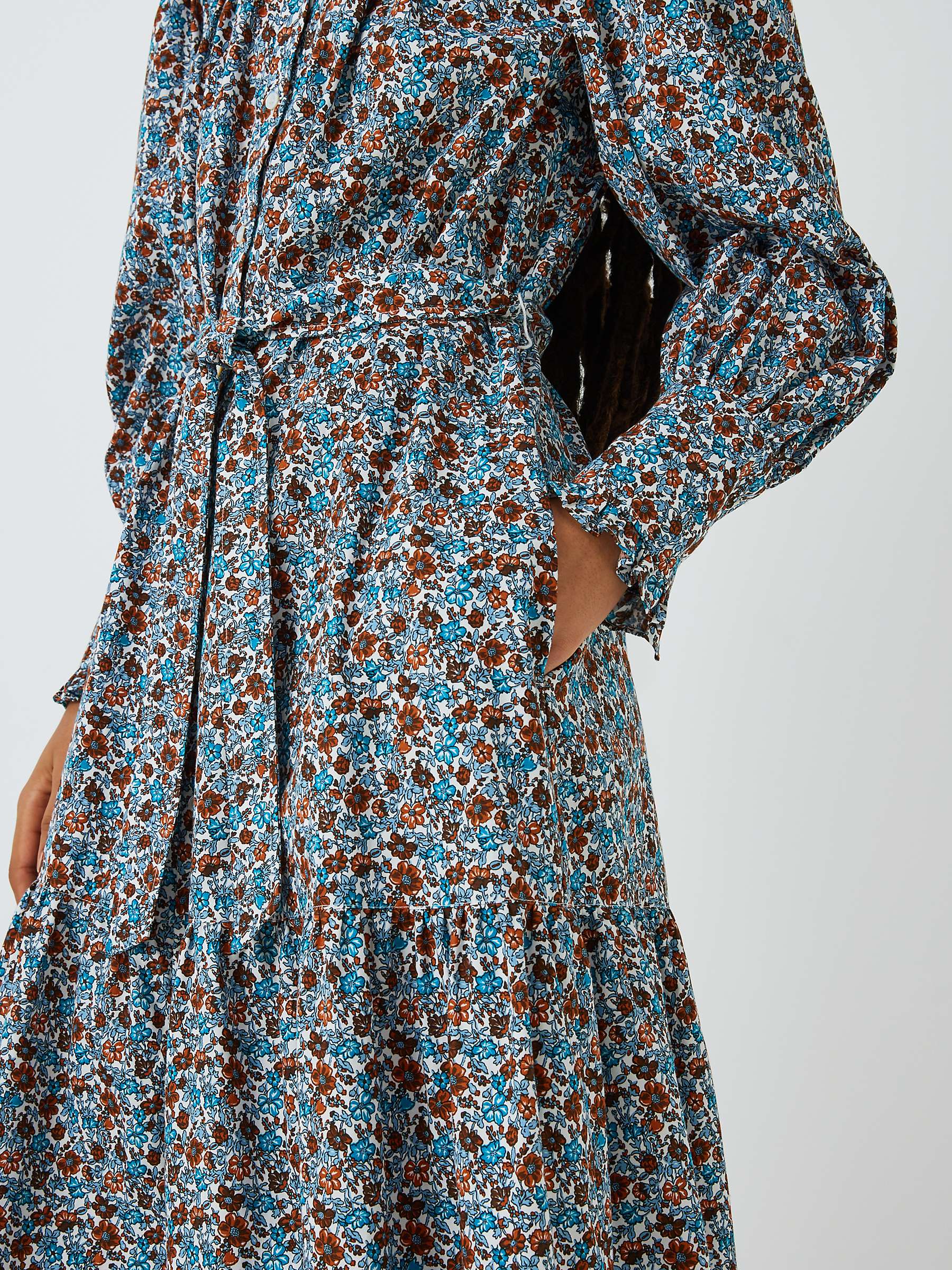 Buy Weekend MaxMara Timoteo Floral Print Midi Dress, Multi Online at johnlewis.com